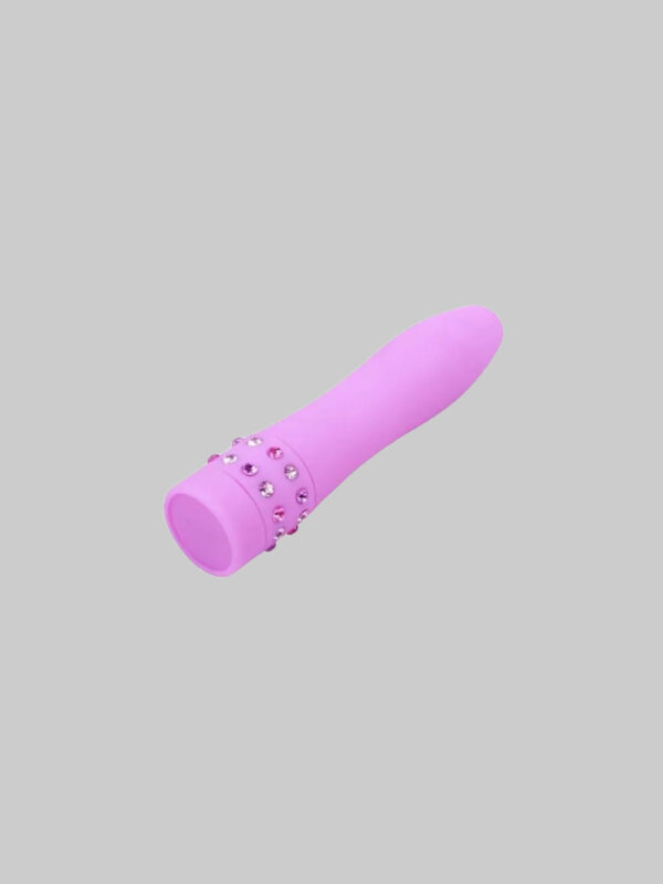 Dildo vibrador clitoris con strass