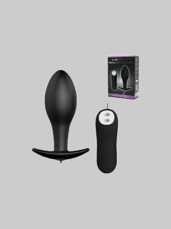Plug anal con vibro externo