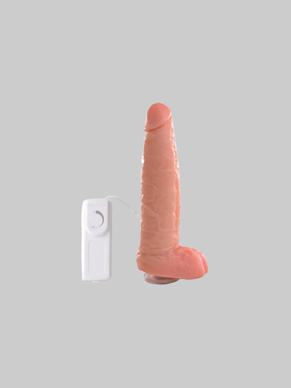 Dildo vibrador con ventosa
