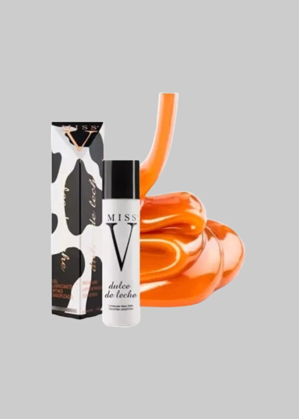 Gel lubricante Miss V " Sabor dulce de leche" 50ml.